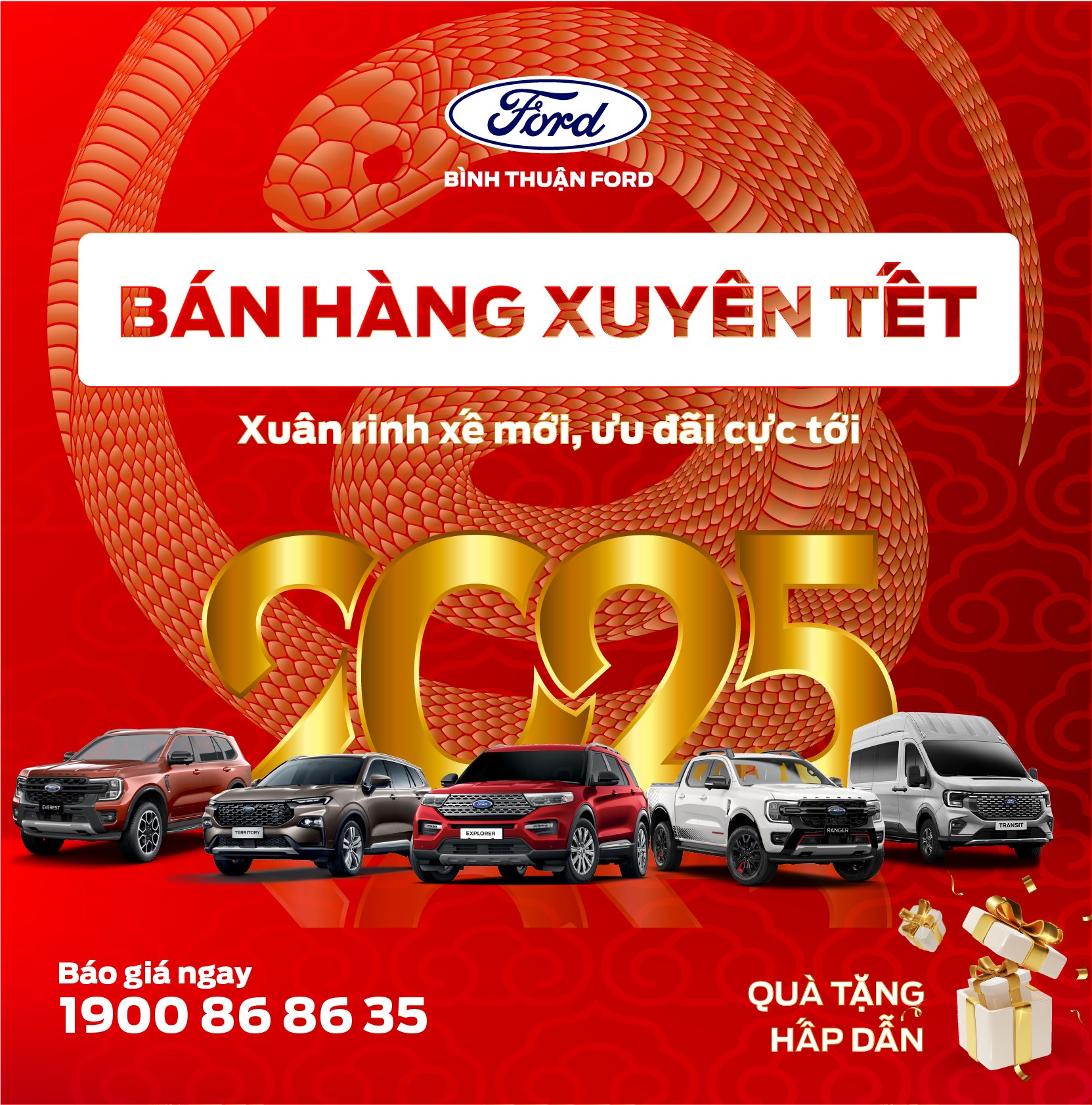 Non-stop Tết Sales 2025 - Binh Thuan Ford